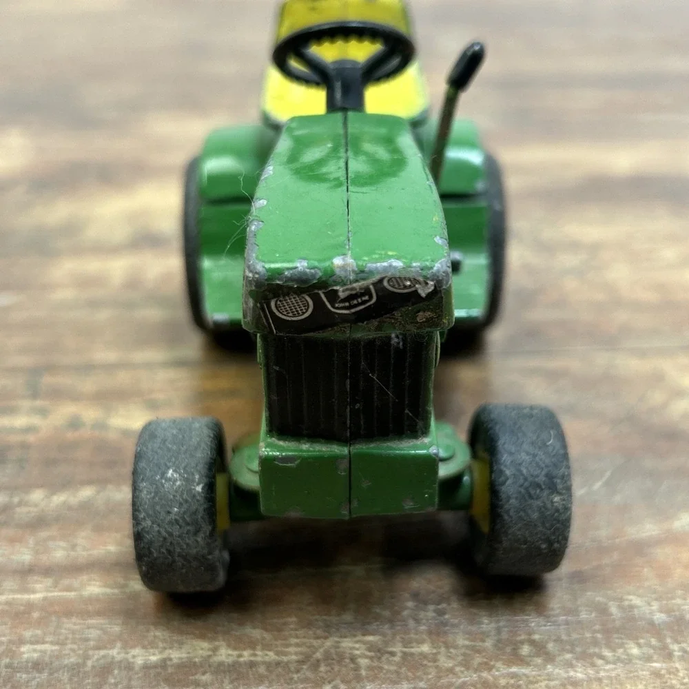 Vintage 1960's 70's Ertl John Deere 140 Lawn Garden Tractor W/ Dump Cart 1:16